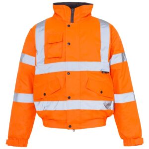 HI Vis Orange Bomber Jacket