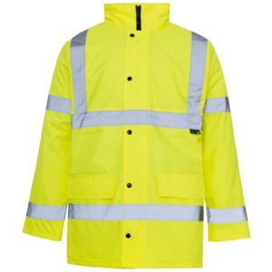 HI Vis Yellow Parka Jacket